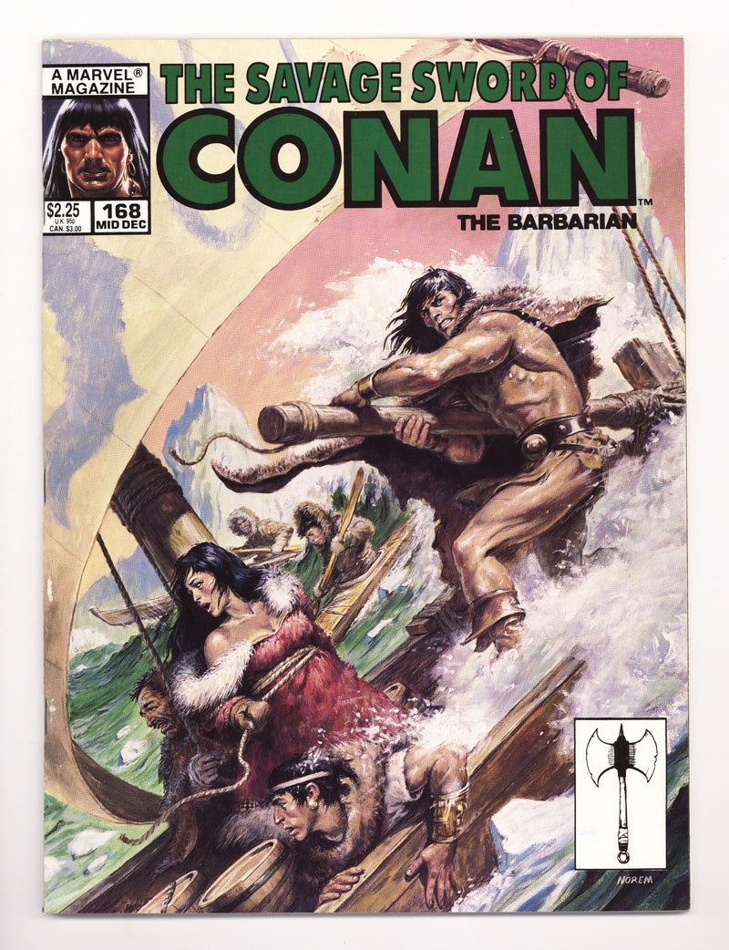 The Savage Sword of Conan Vol 1 168 Mid Grade (1989) 