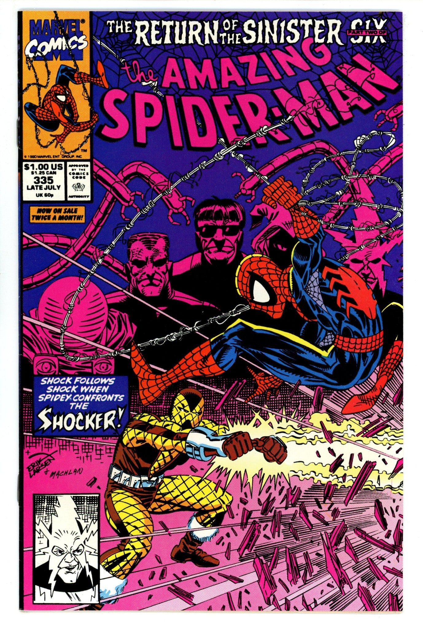 The Amazing Spider-Man Vol 1 335 VF (8.0) (1990) 