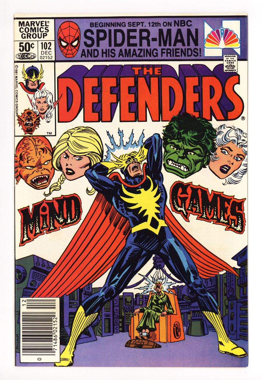 The Defenders Vol 1 102 High Grade (1981) Newsstand 