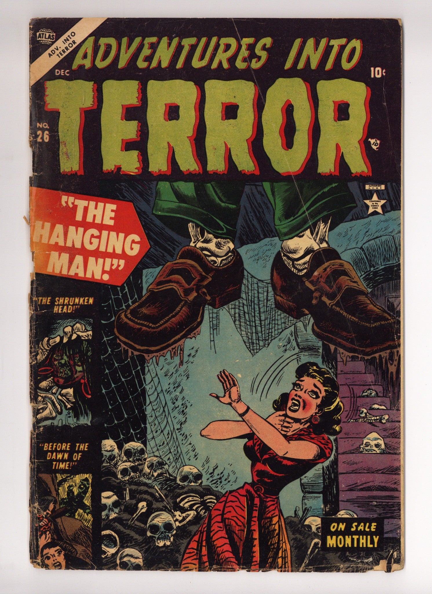 Adventures into Terror 26 FR (1.0) Cover Detached (1953) 