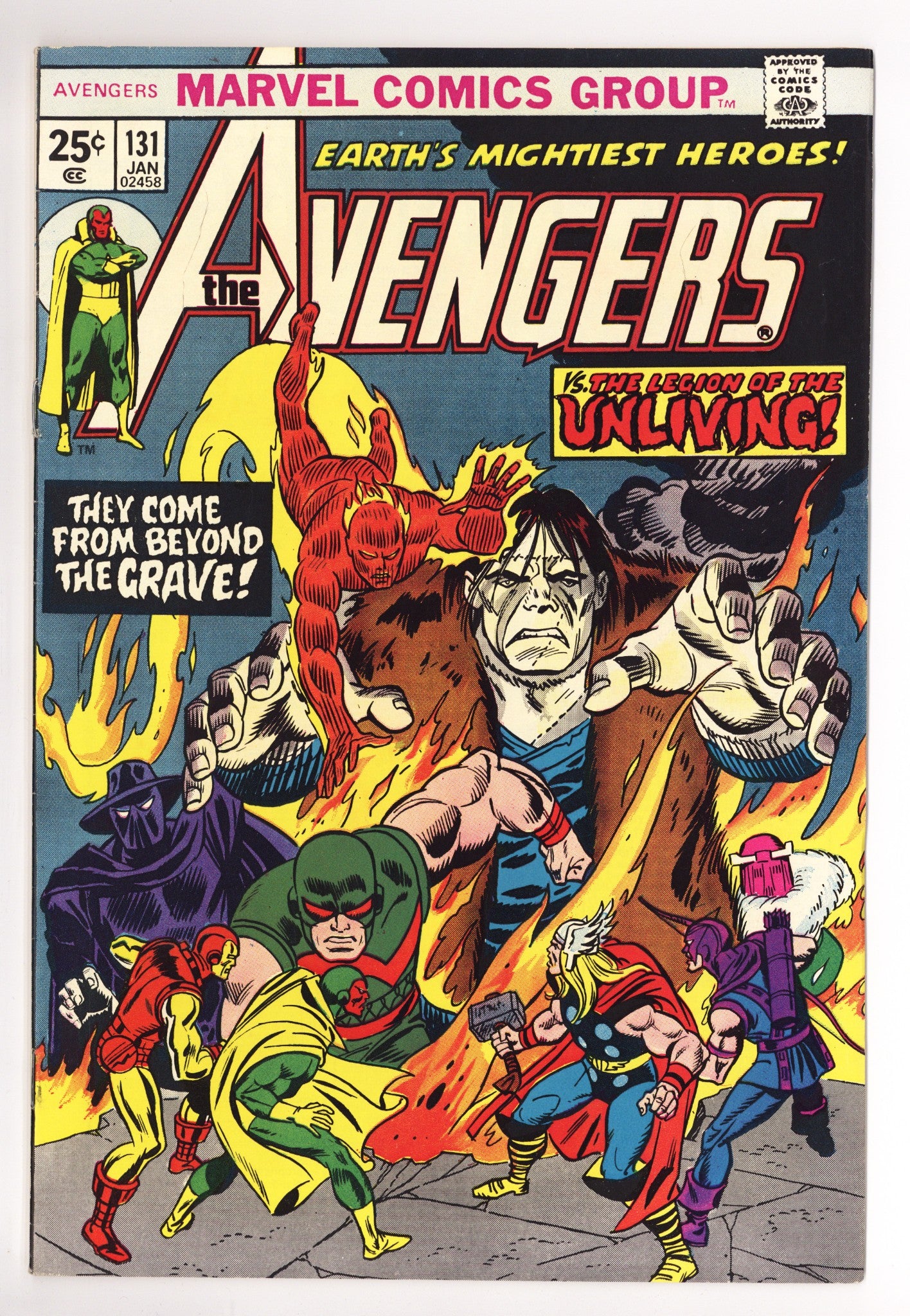 The Avengers Vol 1 131 VF- (7.5) (1975) 