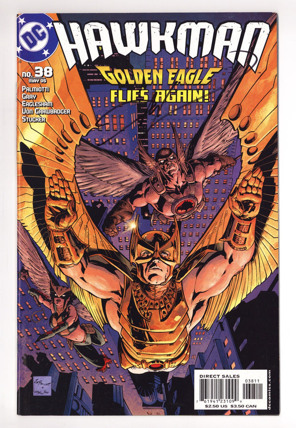 Hawkman Vol 4 38 VF (8.0) (2005) Signed x1 Cover Dale Eaglesham