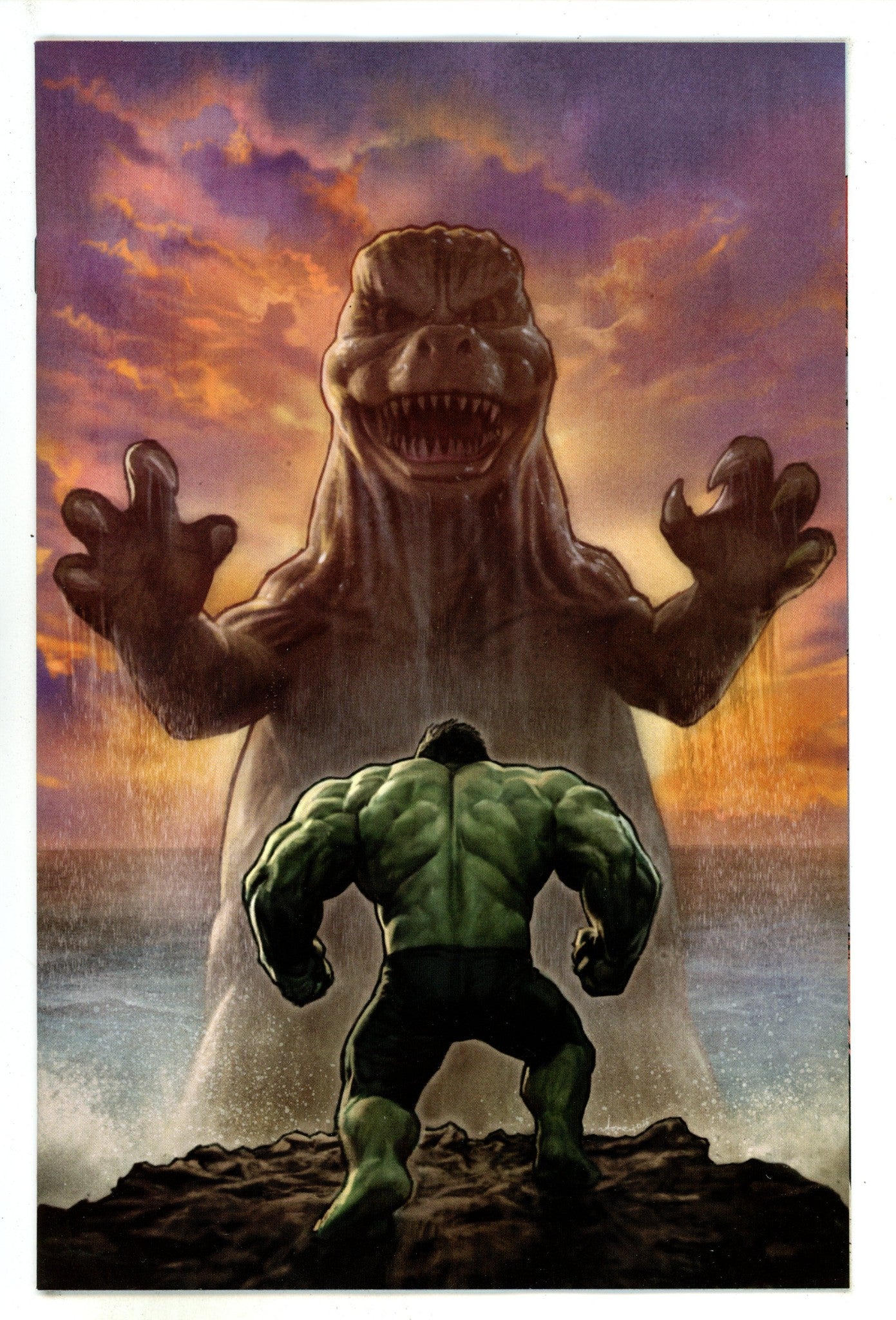 Godzilla Vs. Hulk 1 Stonehouse Virgin Incentive Variant NM- (2025)