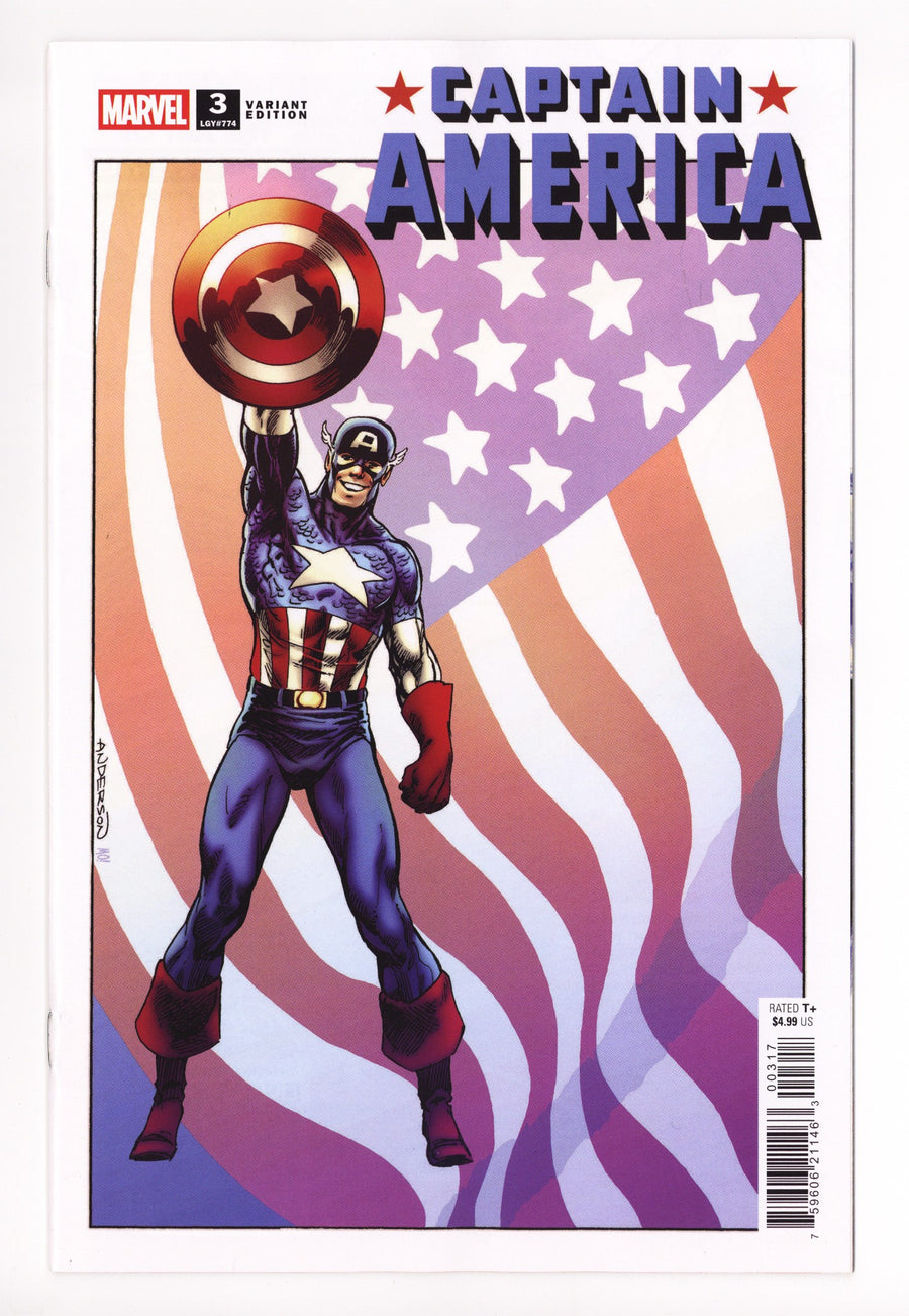 Captain America Vol 12 3 Anderson Incentive NM (2025)