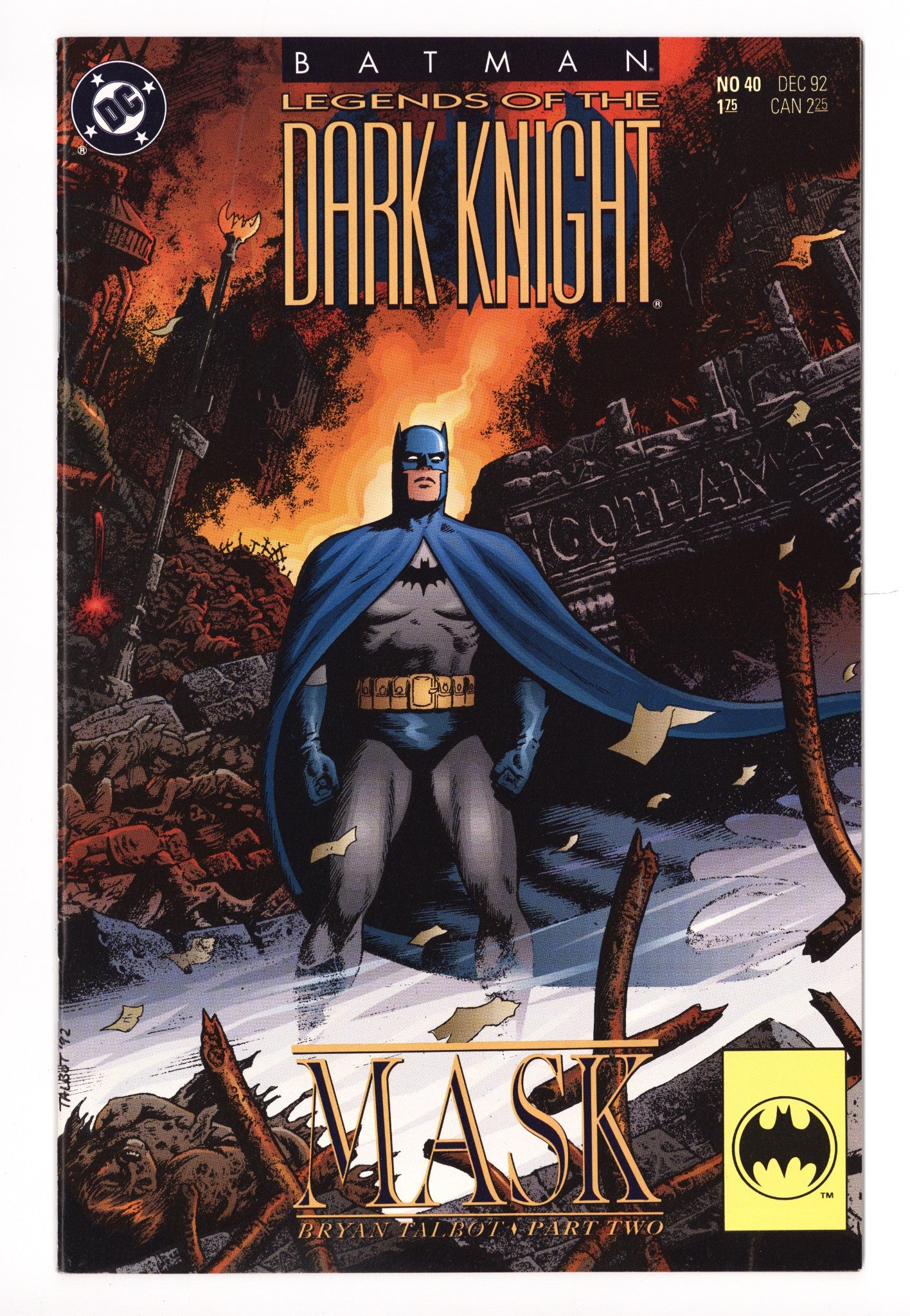 Batman: Legends of the Dark Knight 40 High Grade (1992) 