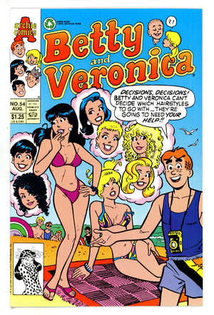 Betty and Veronica Vol 1 54 VF+ (8.5) (1992)