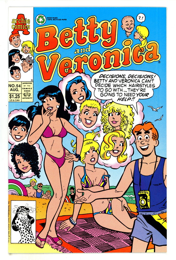 Betty and Veronica Vol 1 54 VF+ (8.5) (1992)