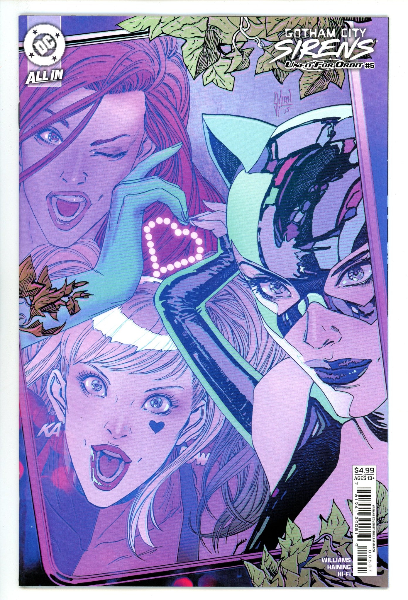 Gotham City Sirens Unfit For Orbit 5 March Connecting Variant (2025)