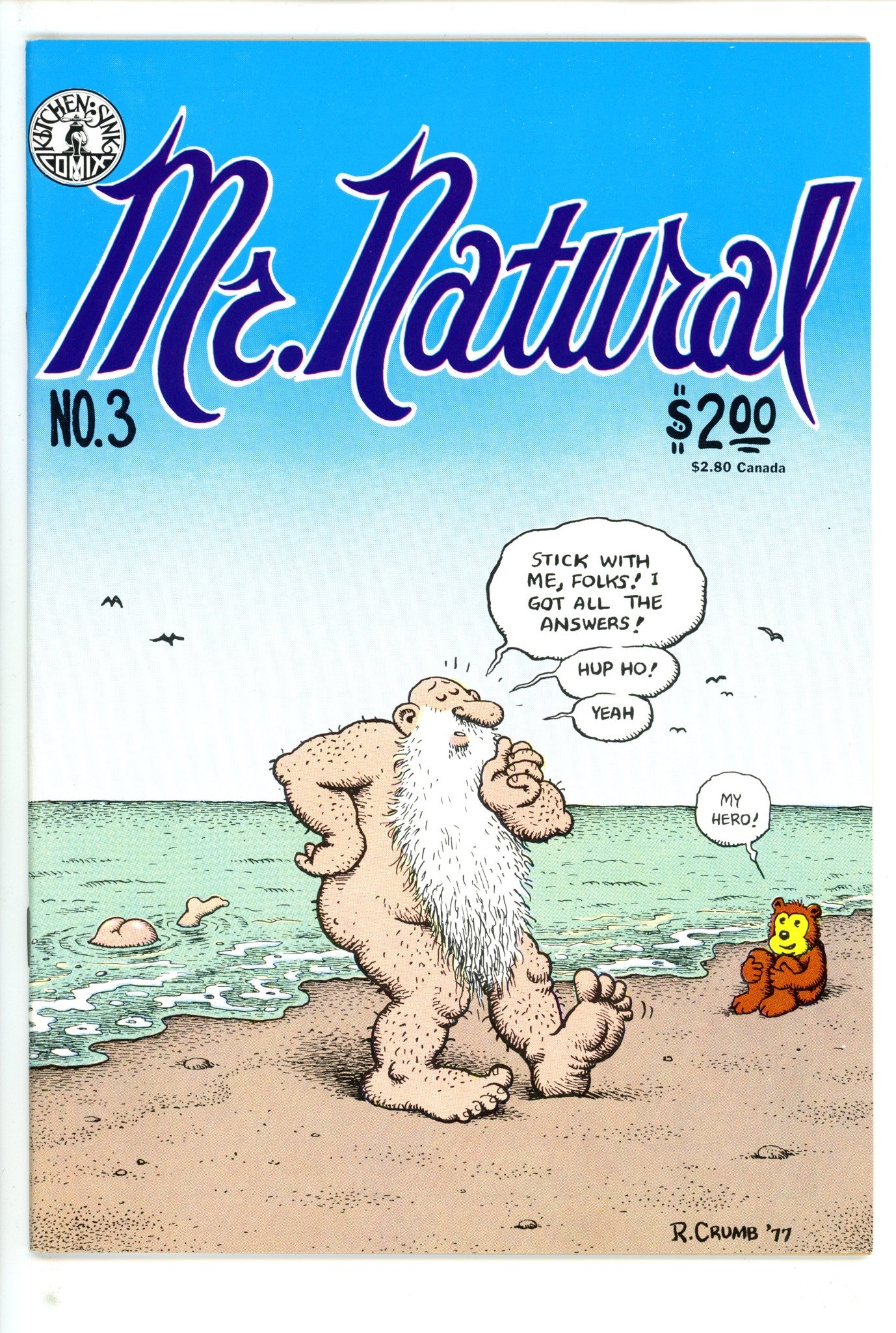 Mr. Natural 3 7Th Print VF+ (1986)