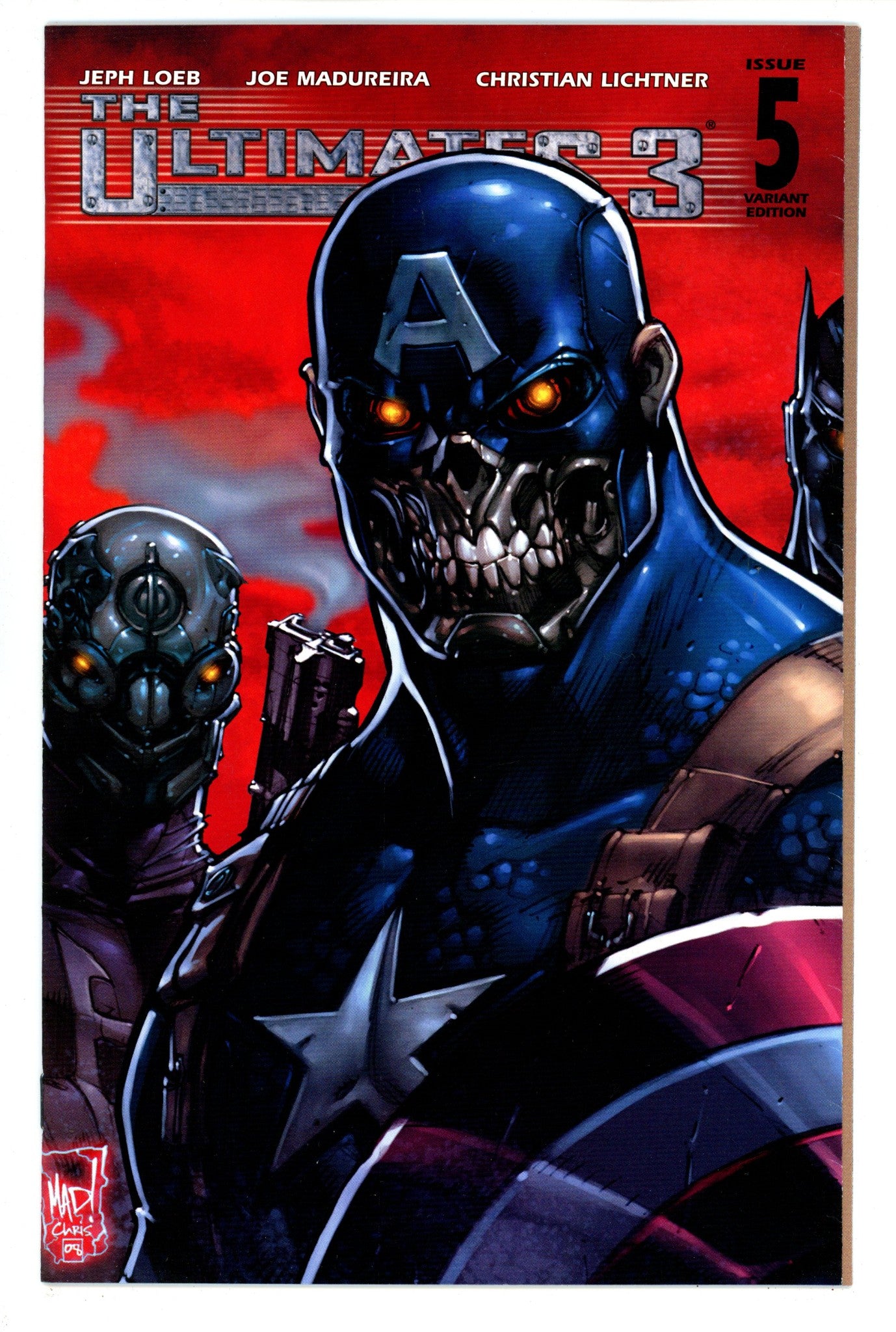 Ultimates 3 Vol 3 5 High Grade (2008) Zombie Variant 