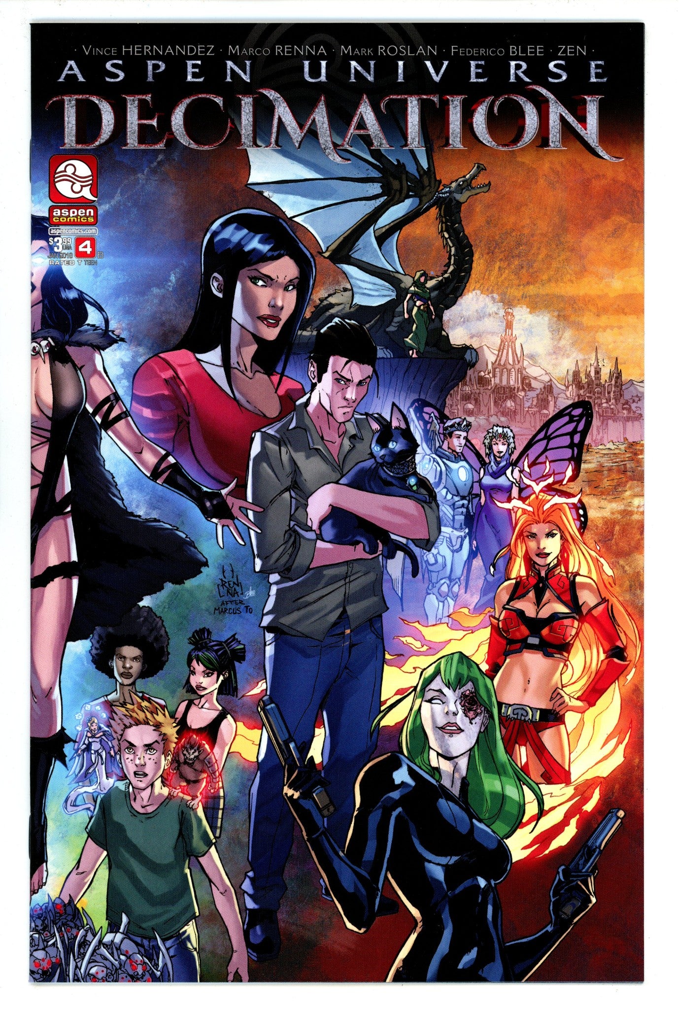 Aspen Universe: Decimation 4 High Grade (2018) Renna Variant 