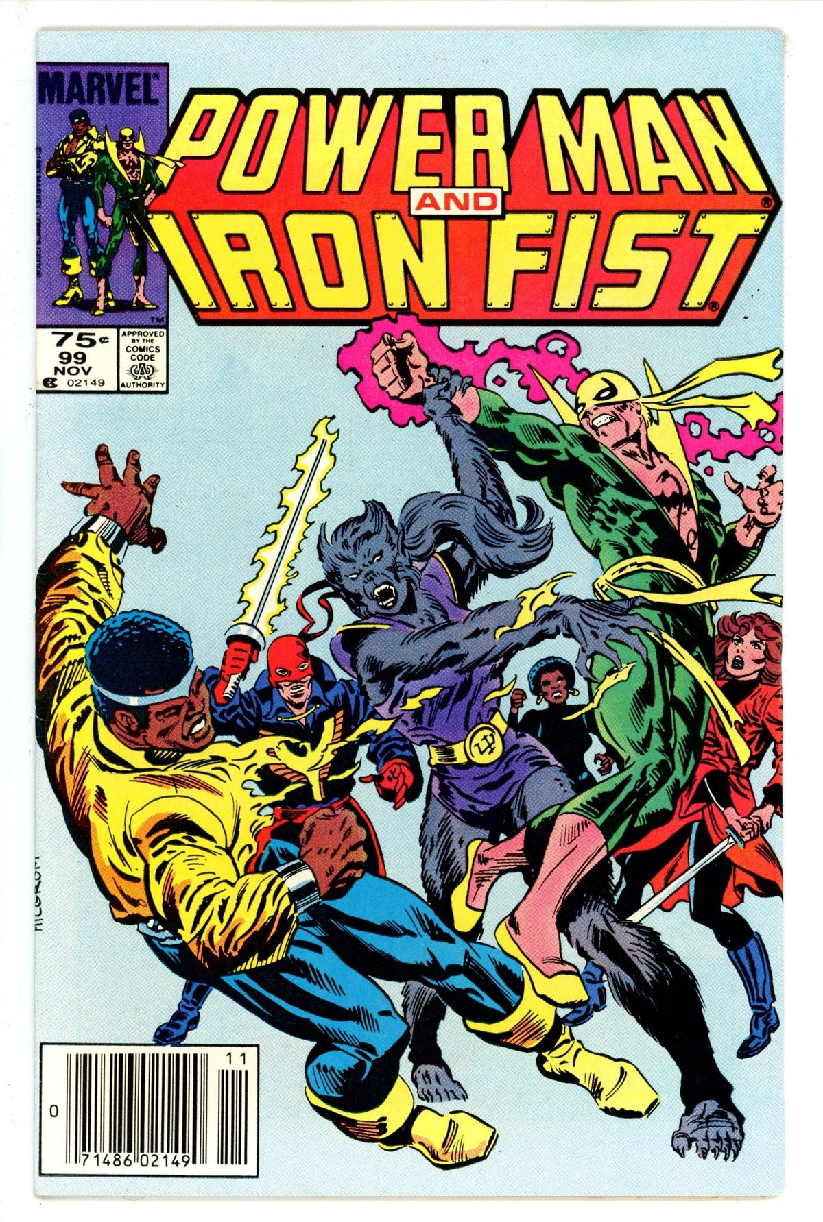 Power Man and Iron Fist Vol 1 99  Mid Grade   (1983)   Canadian Price Variant