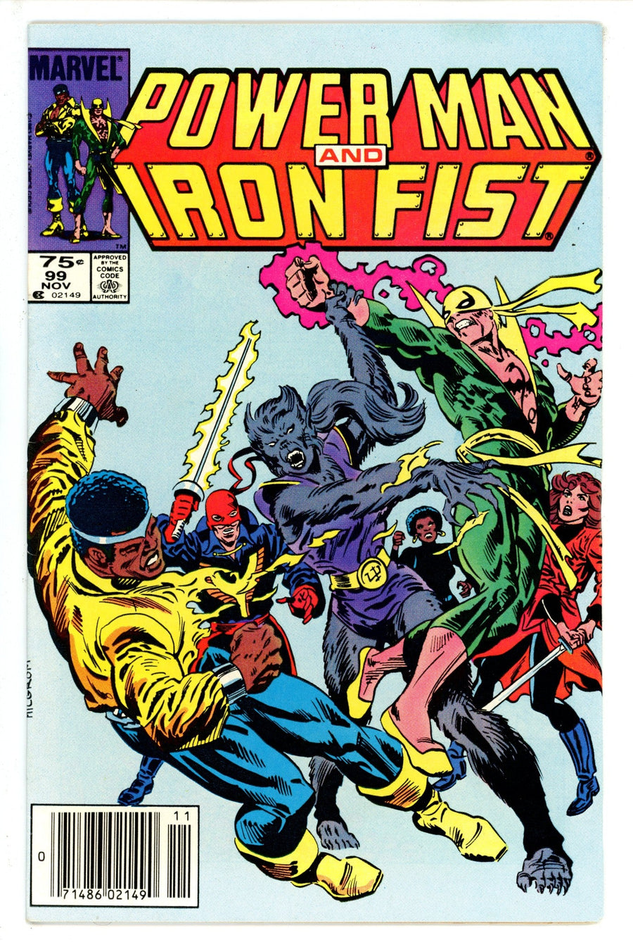 Power Man and Iron Fist Vol 1 99  Mid Grade   (1983)   Canadian Price Variant