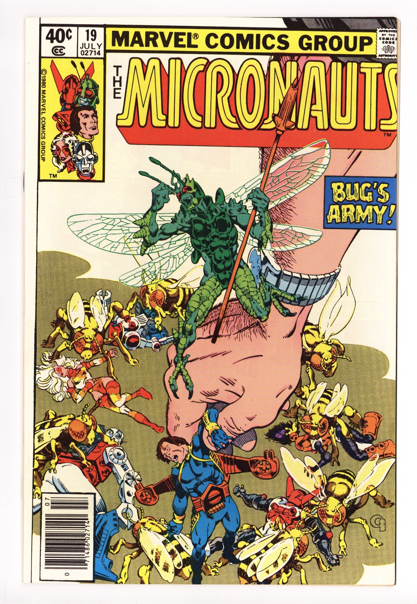 Micronauts Vol 1 19 High Grade (1980) Newsstand 