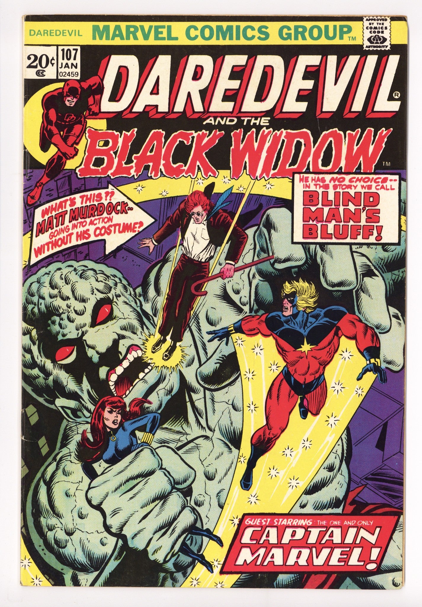 Daredevil Vol 1 107 FN- (5.5) (1974) 