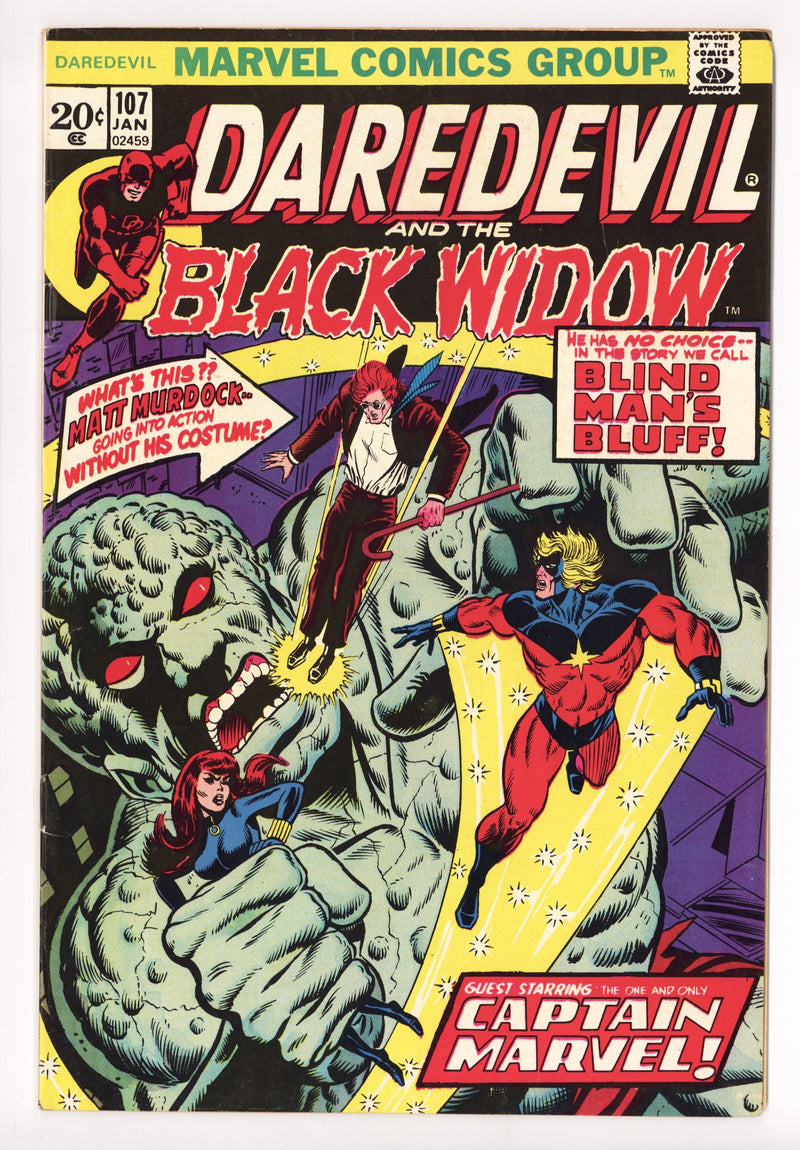 Daredevil Vol 1 107 FN- (5.5) (1974) 