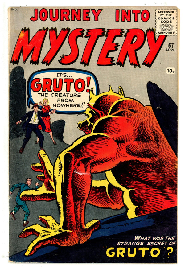 Journey into Mystery Vol 1 67 VG (4.0) (1961)
