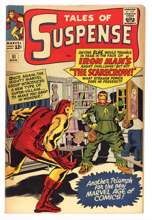 Tales of Suspense Vol 1 51 FN (6.0) Top Staple Replaced (1964)