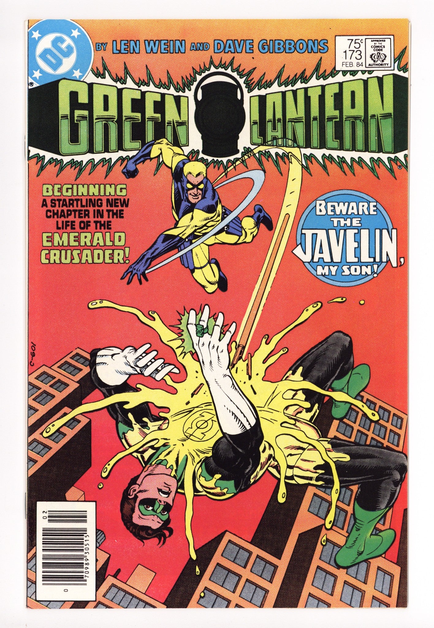 Green Lantern Vol 2 173 NM- (9.2) (1984) Newsstand 