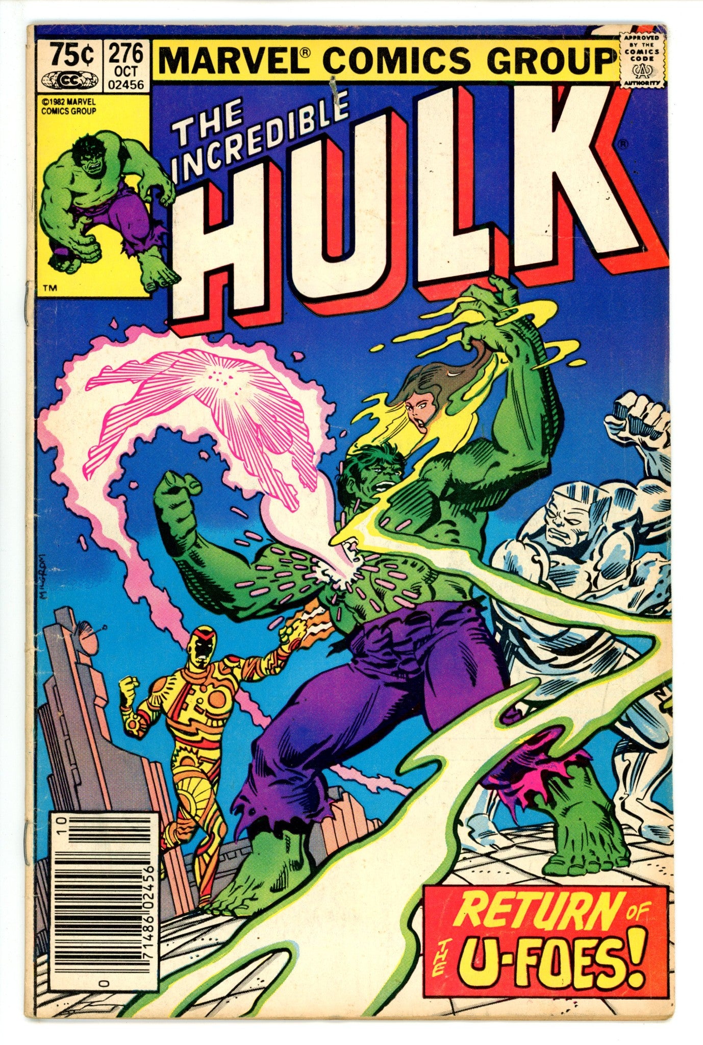 The Incredible Hulk Vol 1 276 Canadian Variant VG- (1982)