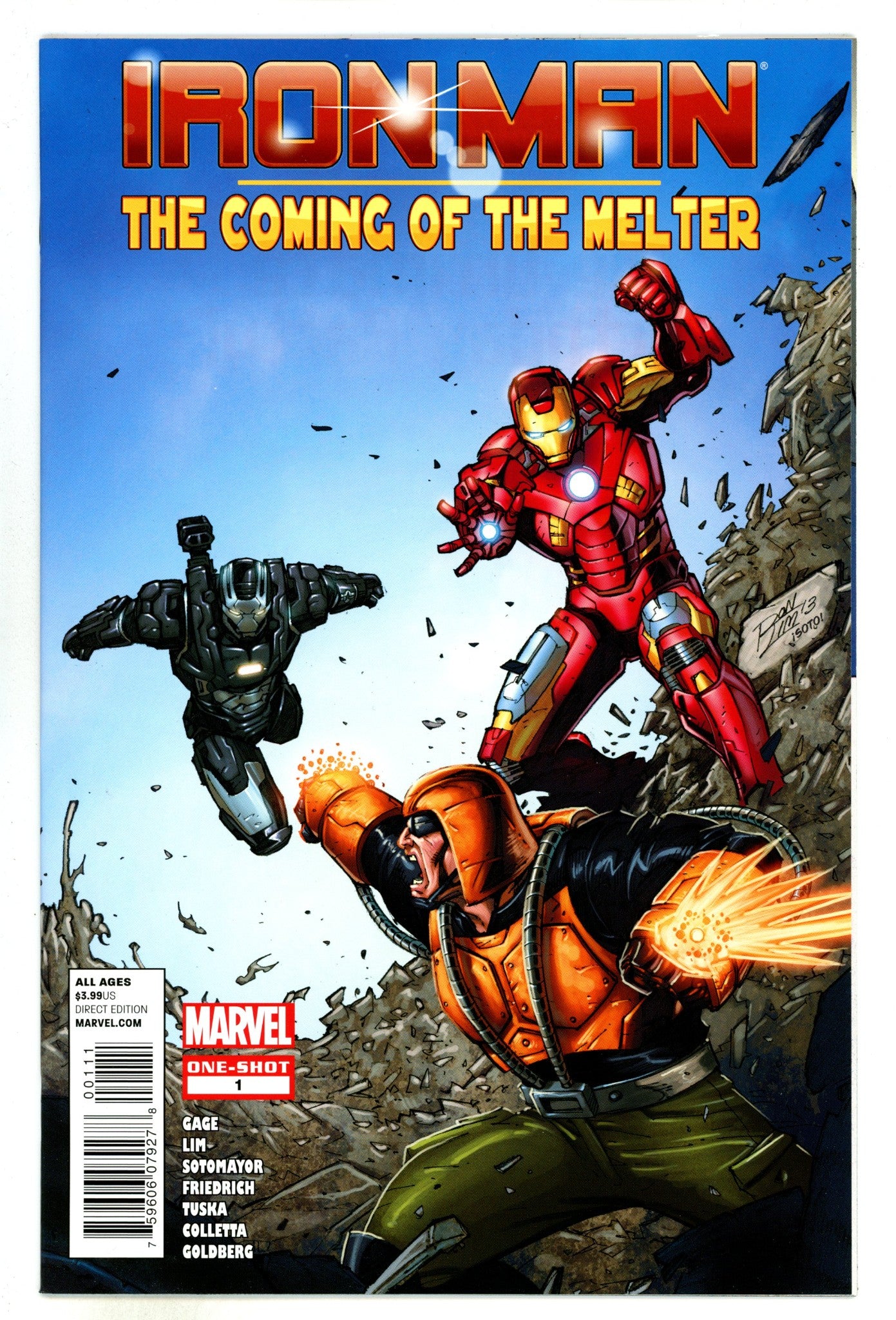 Iron Man: The Coming of the Melter 1 High Grade (2013) 