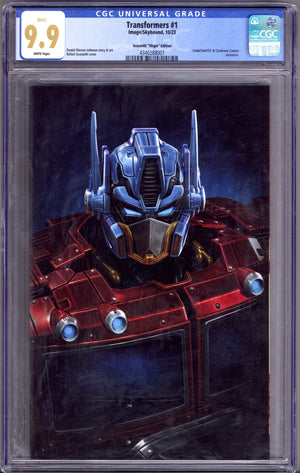 Transformers   1 CGC 9.9 (MINT)   (2023) Grassetti Virgin   Exclusive Variant
