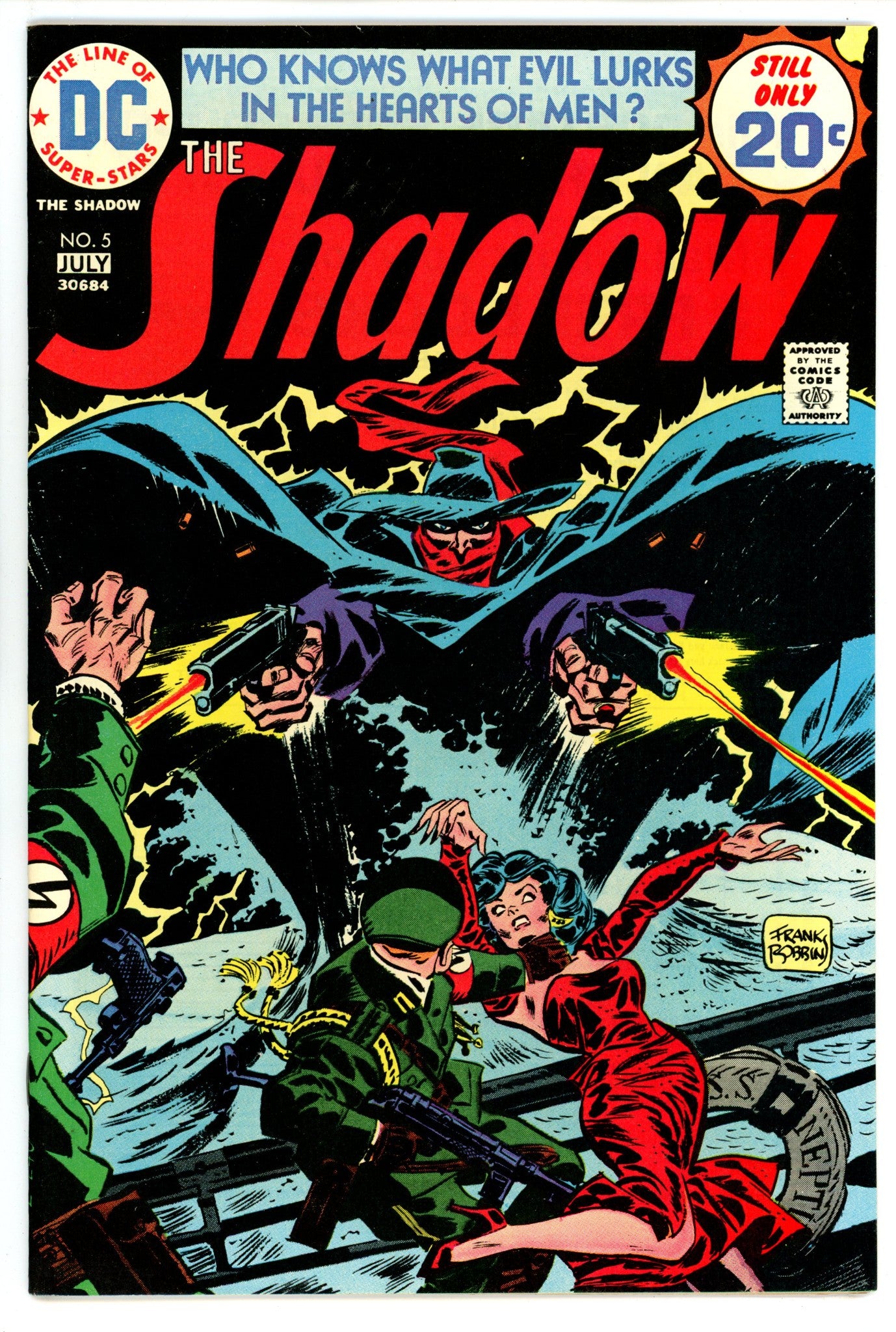 The Shadow Vol 1 5  VF/NM (9.0)  (1974)   