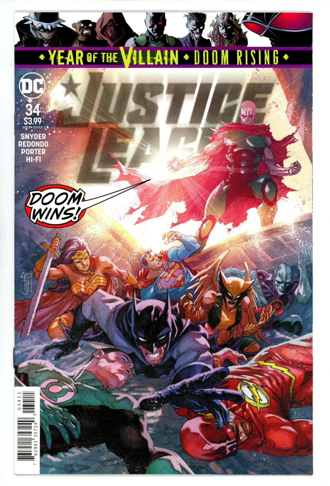 Justice League Vol 3 34 High Grade (2019) 