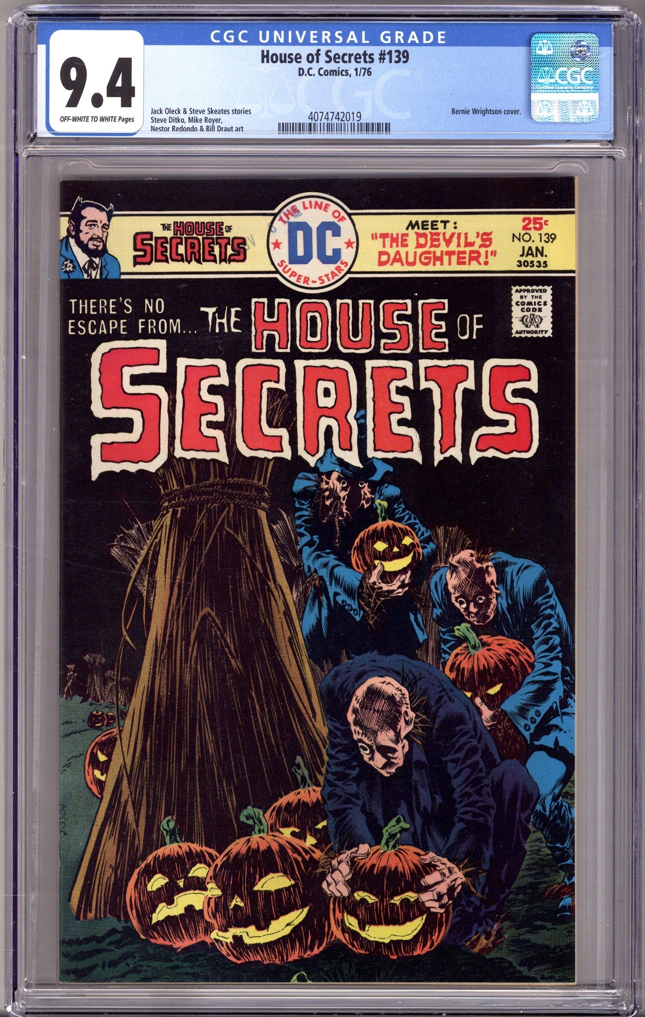House of Secrets Vol 1 139 CGC 9.4 (NM) (1976) 
