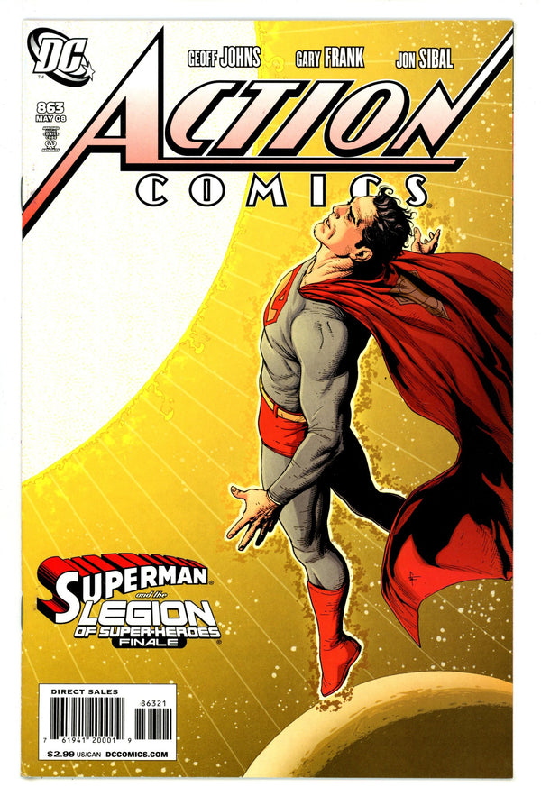 Action Comics Vol 1 863 Mid Grade (2008) Frank Incentive Variant