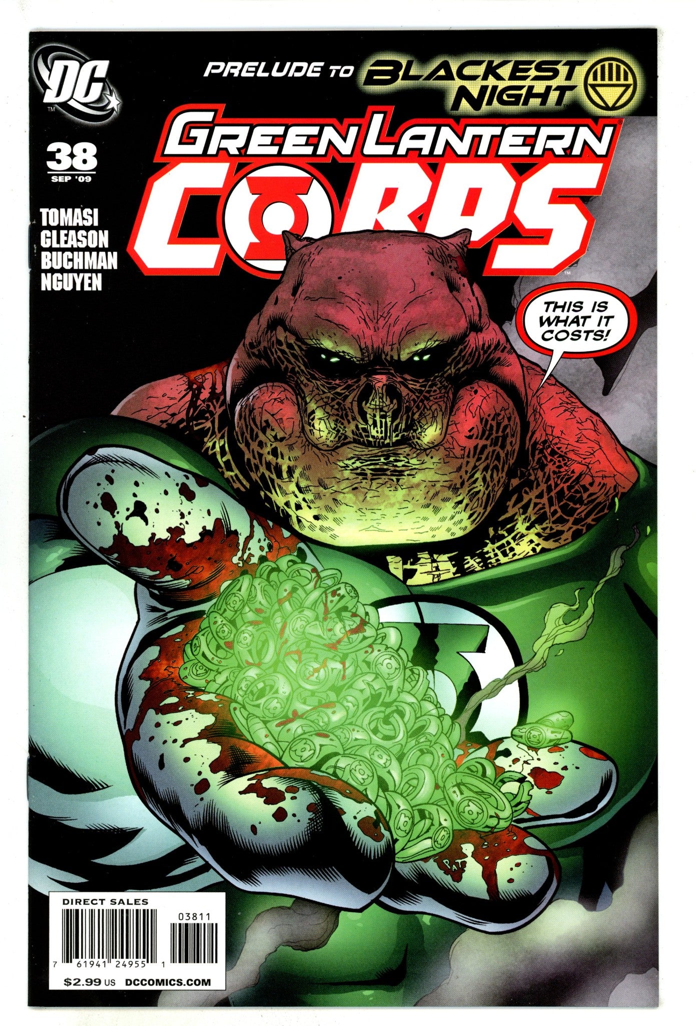Green Lantern Corps Vol 1 38 High Grade (2009) 
