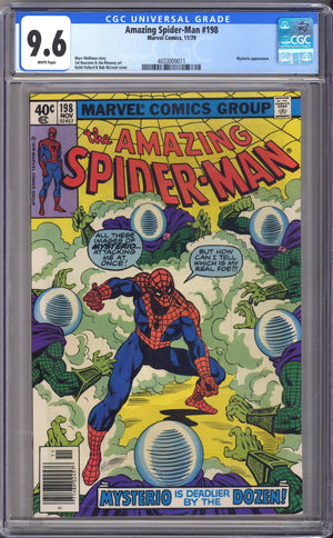 The Amazing Spider-Man Vol 1 196 CGC 9.8 (NM+) Small amount of scuffs on case (1979)