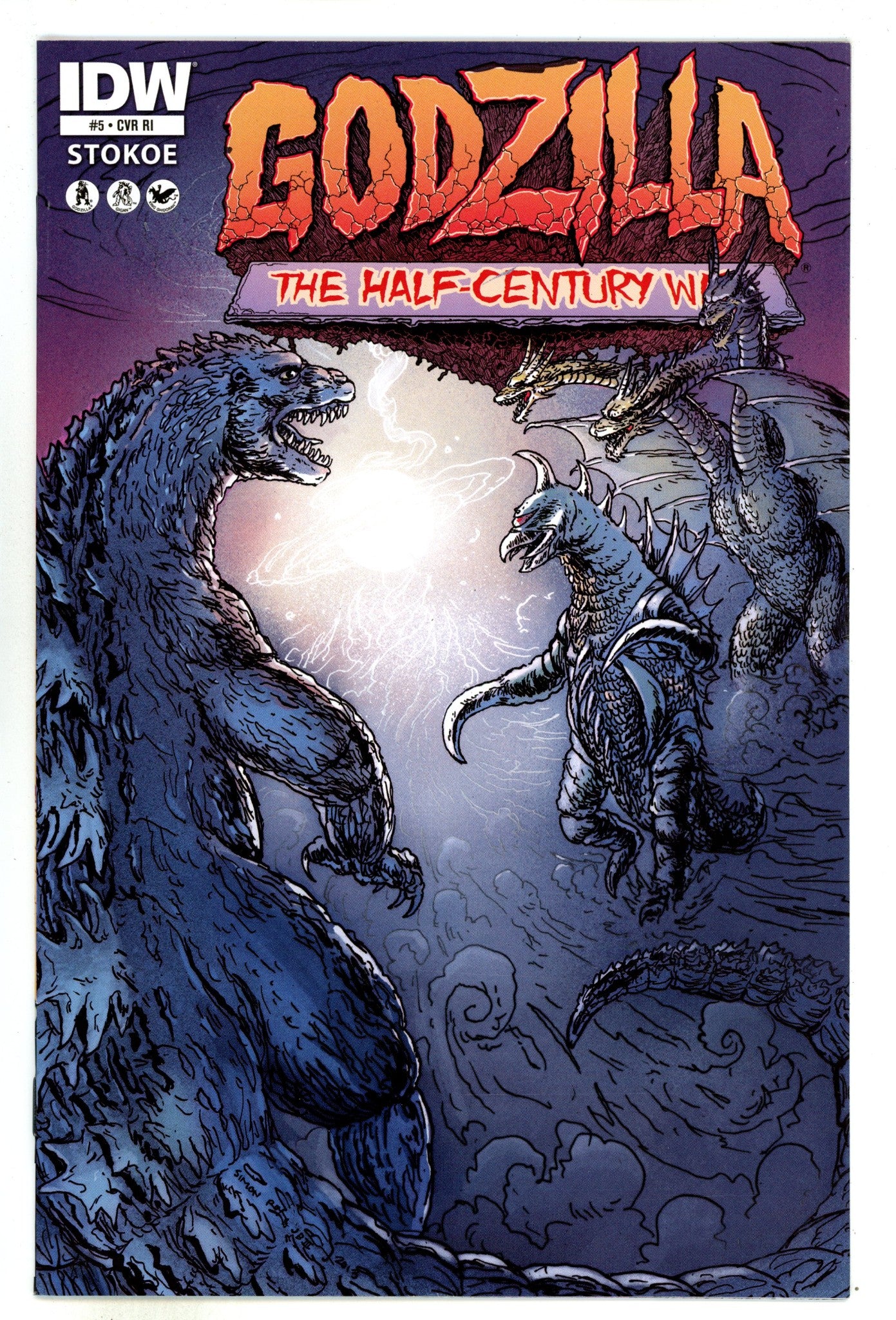 Godzilla: The Half-Century War 5 VF/NM (9.0) (2013) Roy Incentive Variant 