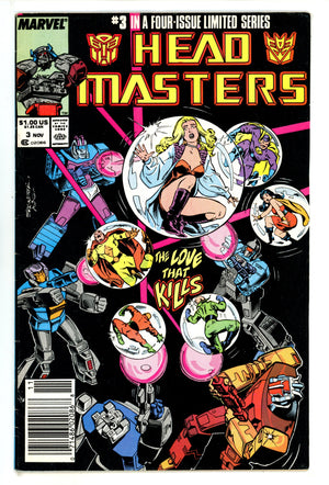 The Transformers: Headmasters 3 Low Grade (1987) Newsstand