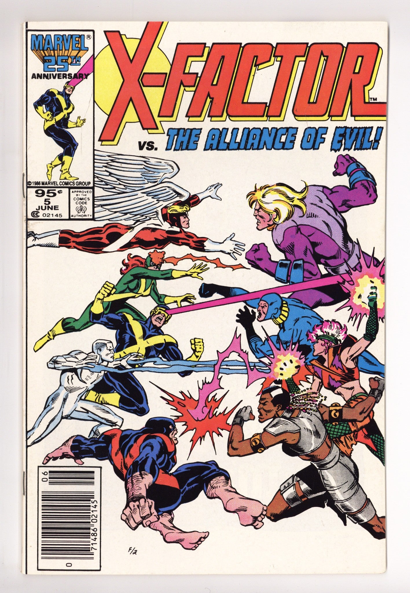 X-Factor Vol 1 5 VF (8.0) (1986) Canadian Price Variant 