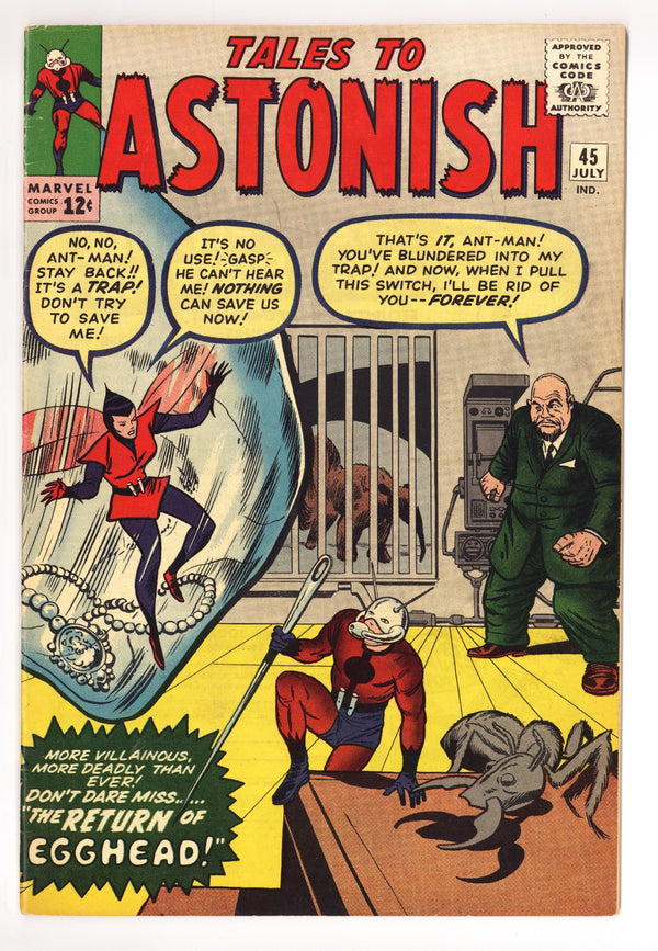 Tales to Astonish Vol 1 45 VF- (7.5) (1963)