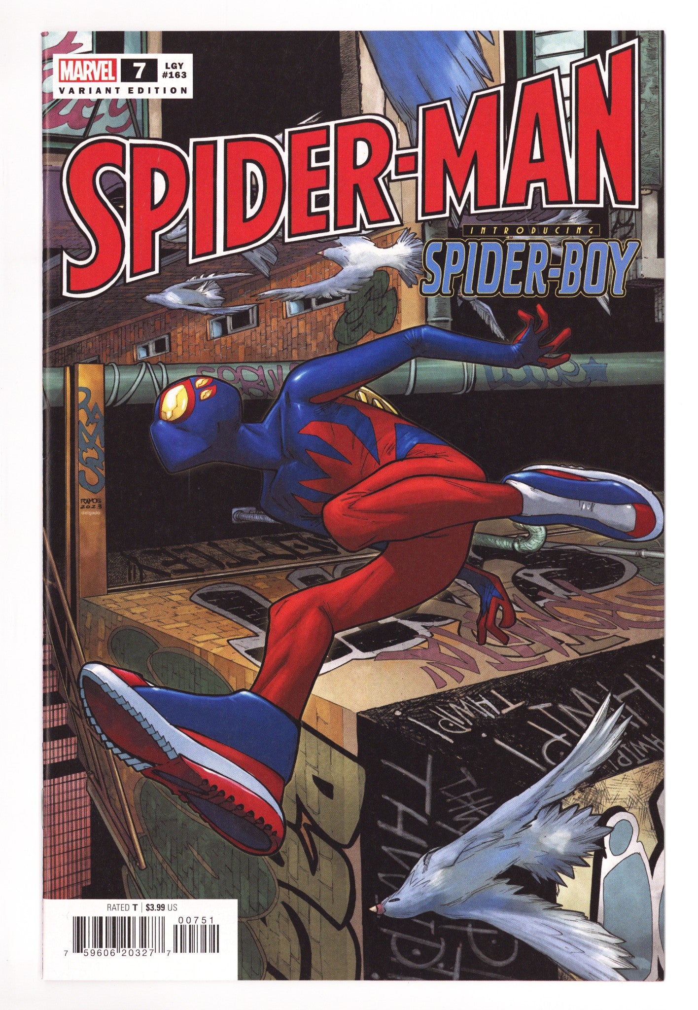 Spider-Man Vol 4 7 (163) NM (9.4) (2023) Ramos Variant 