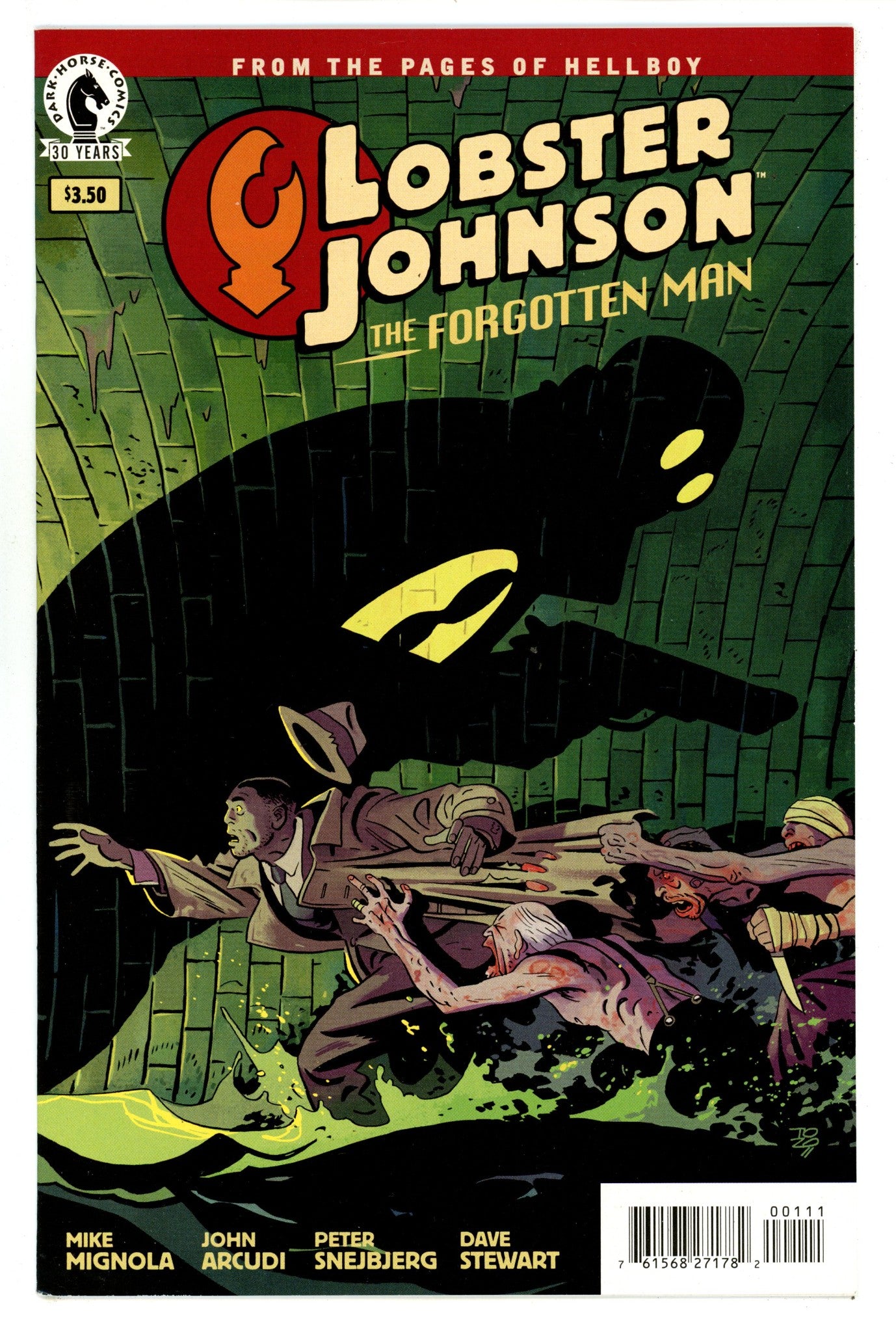 Lobster Johnson: The Forgotten Man   [23]  High Grade   (2016)        