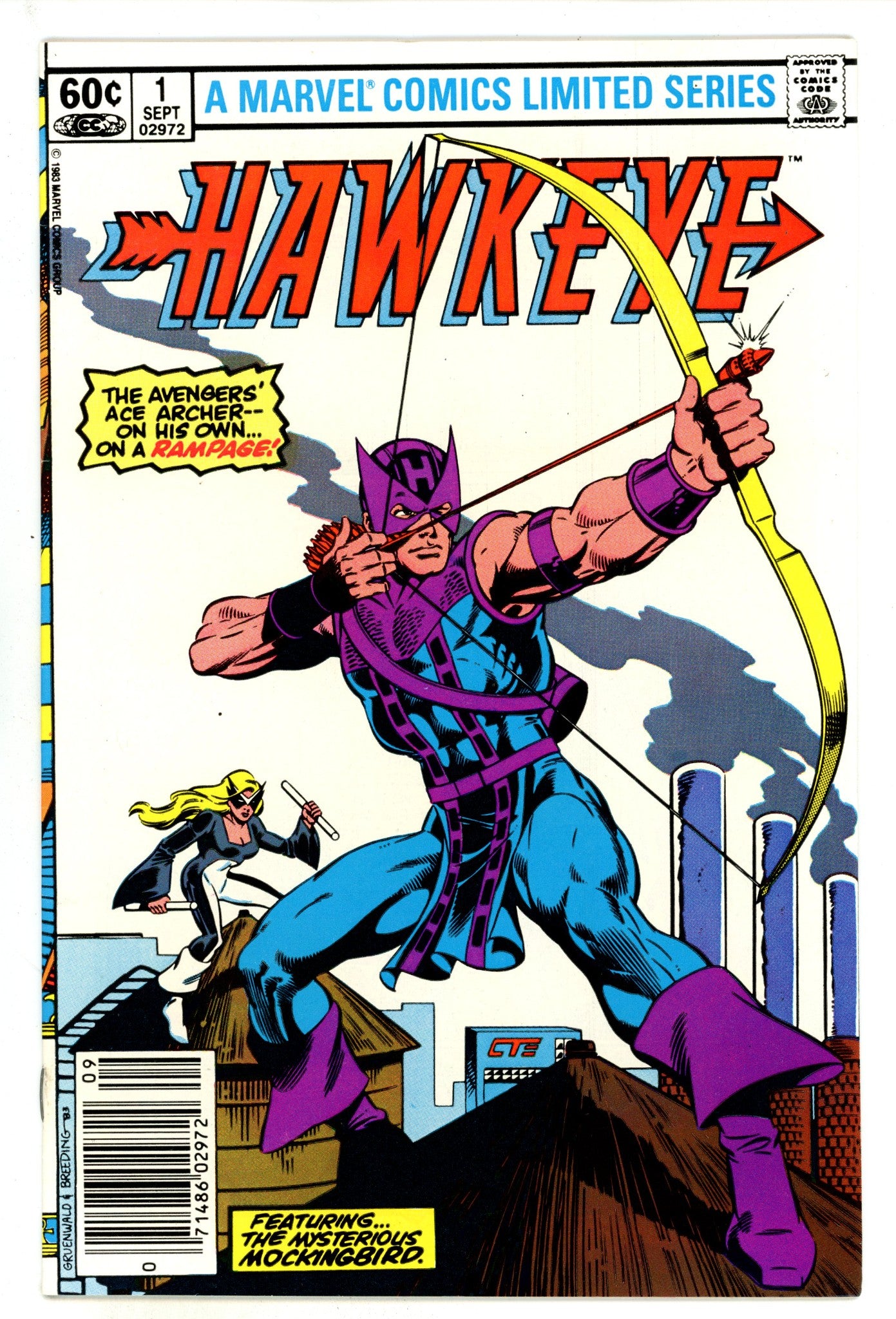 Hawkeye Vol 1 1 Mid Grade (1983) Newsstand 