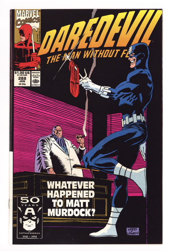 Daredevil Vol 1 288 High Grade (1991)