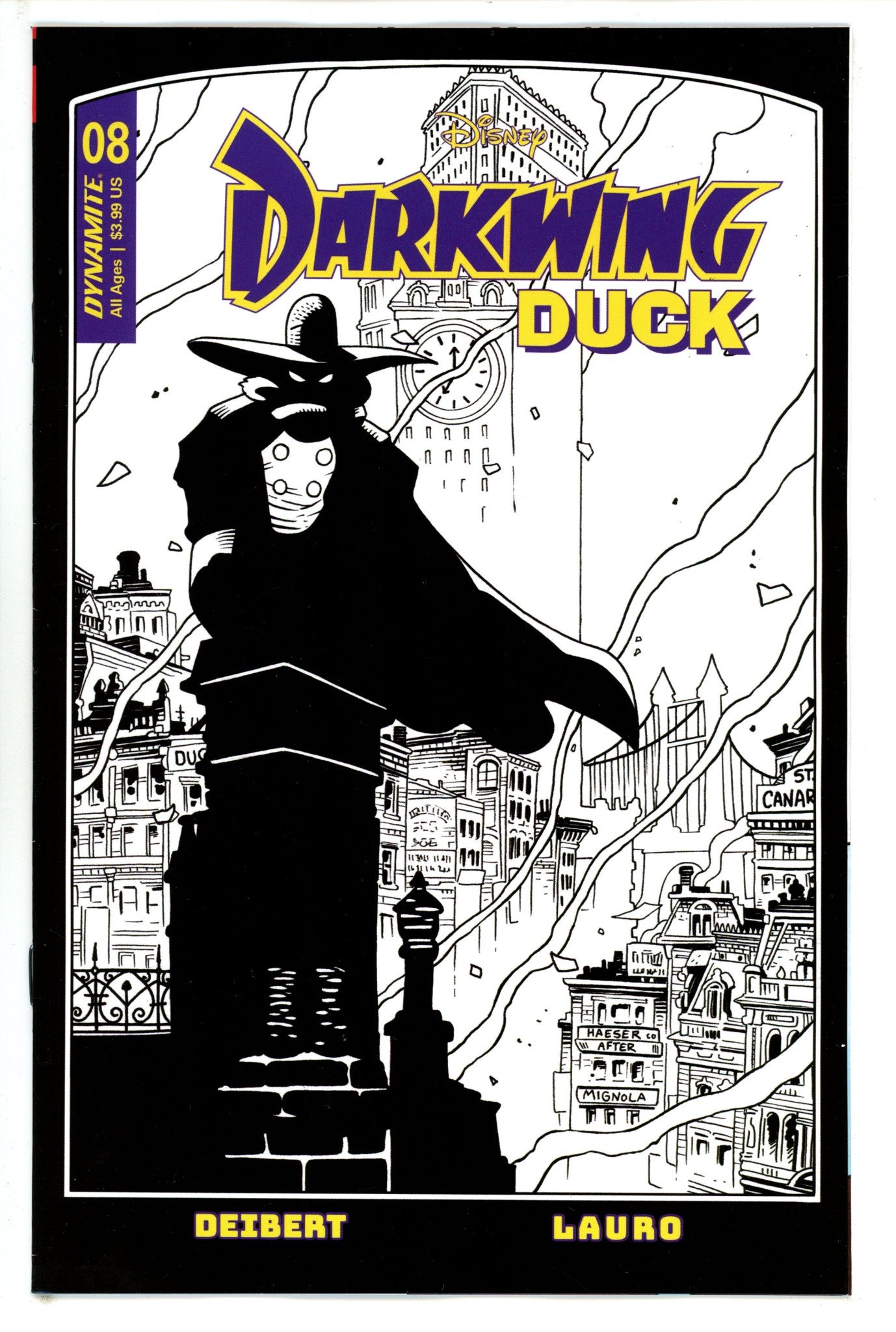 Darkwing Duck 8 Haeser B&W Incentive Variant (2023)