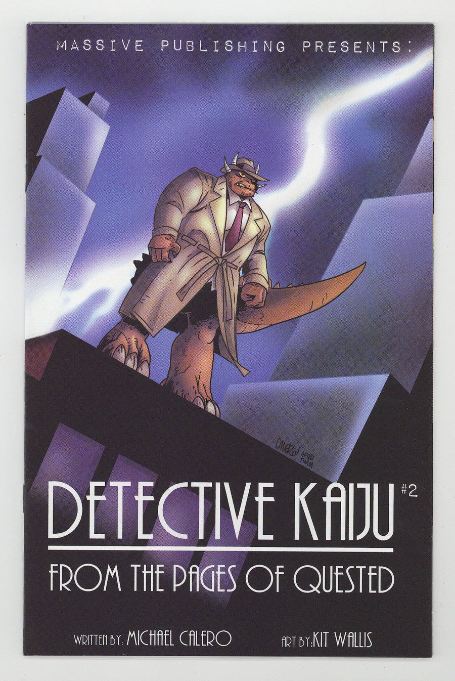 Detective Kaiju 2 Calero Batman TAS Homage Variant (2025)