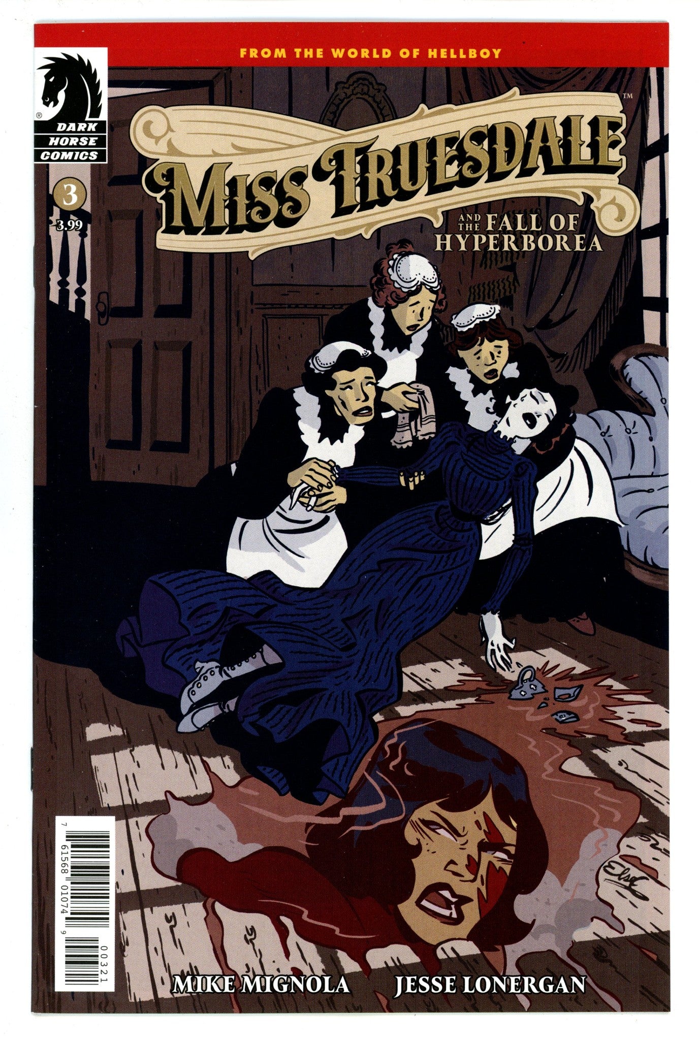 Miss Truesdale and the Fall of Hyperborea 3 High Grade (2023) Charretier Variant 
