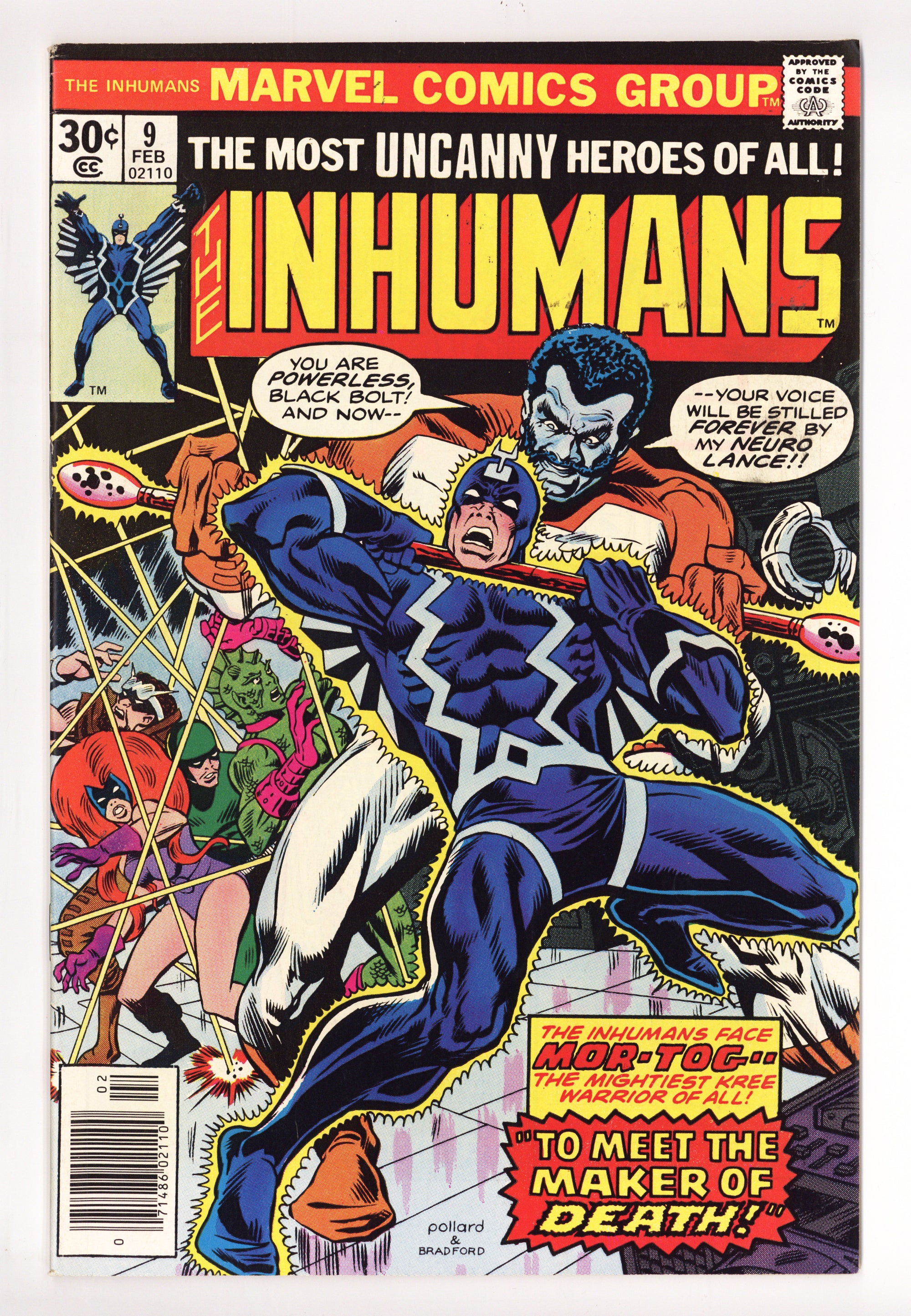 The Inhumans Vol 1 9 Mid Grade (1977) 