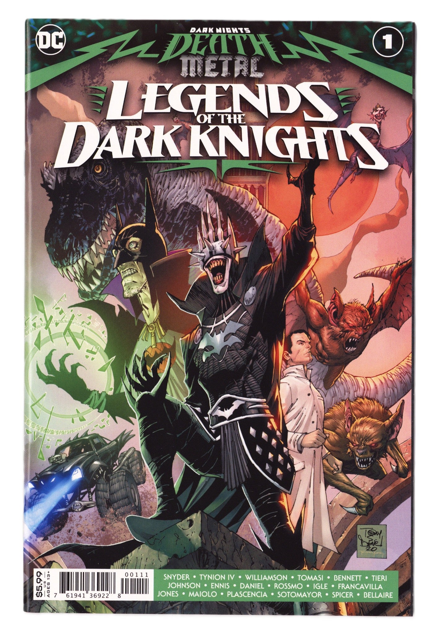 Dark Nights: Death Metal Legends of the Dark Knights 1 High Grade (2020) 