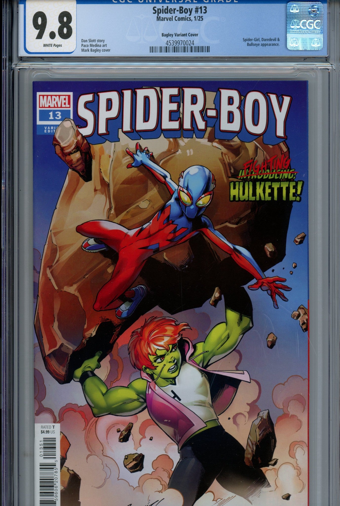 Spider-Boy 13 CGC 9.8 (NM/M) (2025) Bagley Variant 
