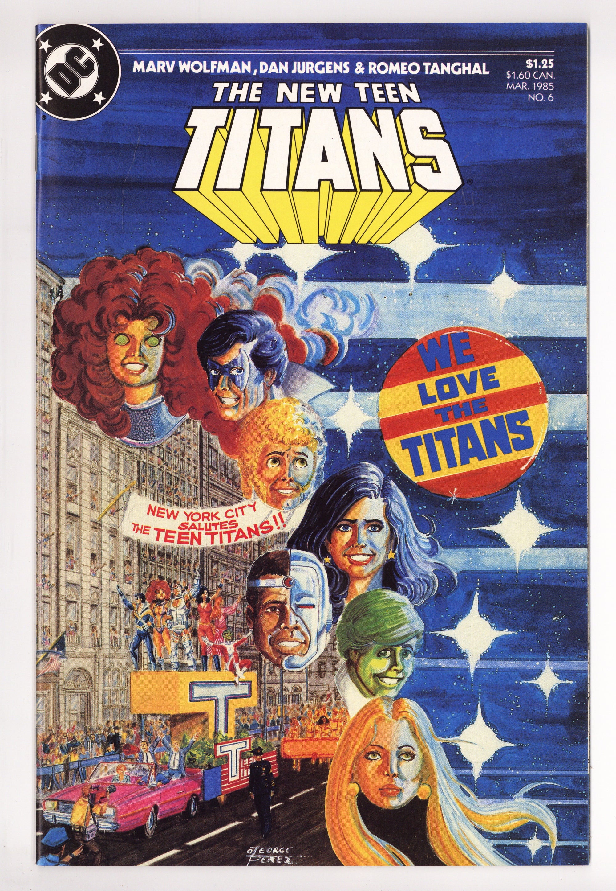 The New Teen Titans Vol 2 6 High Grade (1985) 