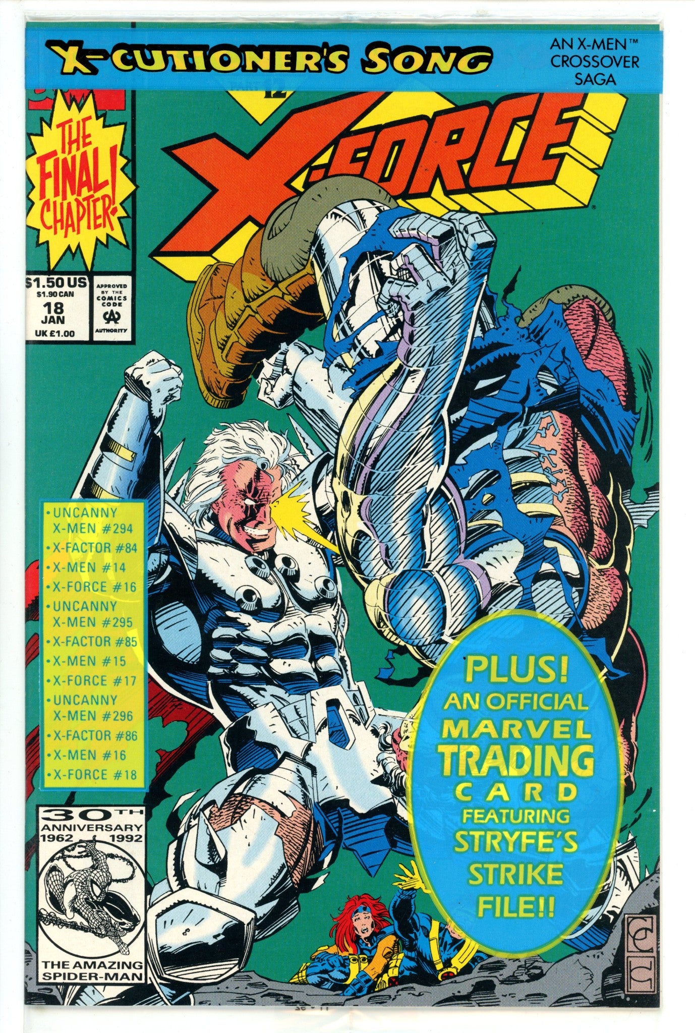 X-Force Vol 1 18 Sealed (1992)