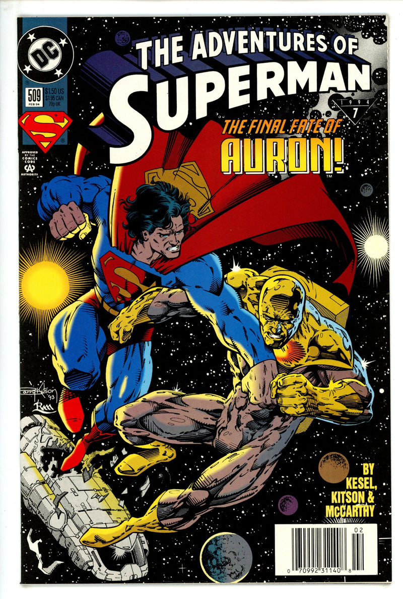 Adventures of Superman Vol 1 509 Newsstand NM (1994)