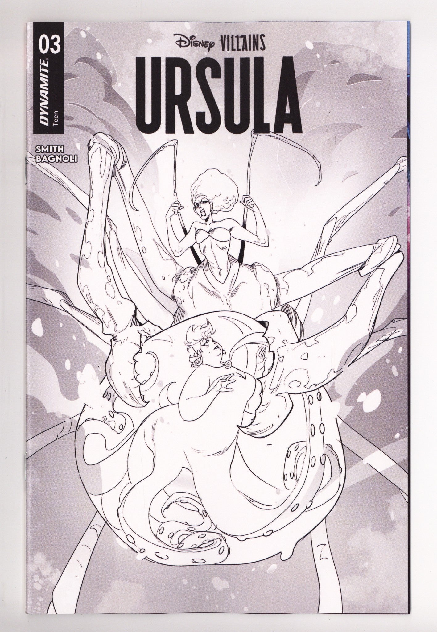 Disney Villains Ursula  3 Andolfo  B&W Variant   (2026)